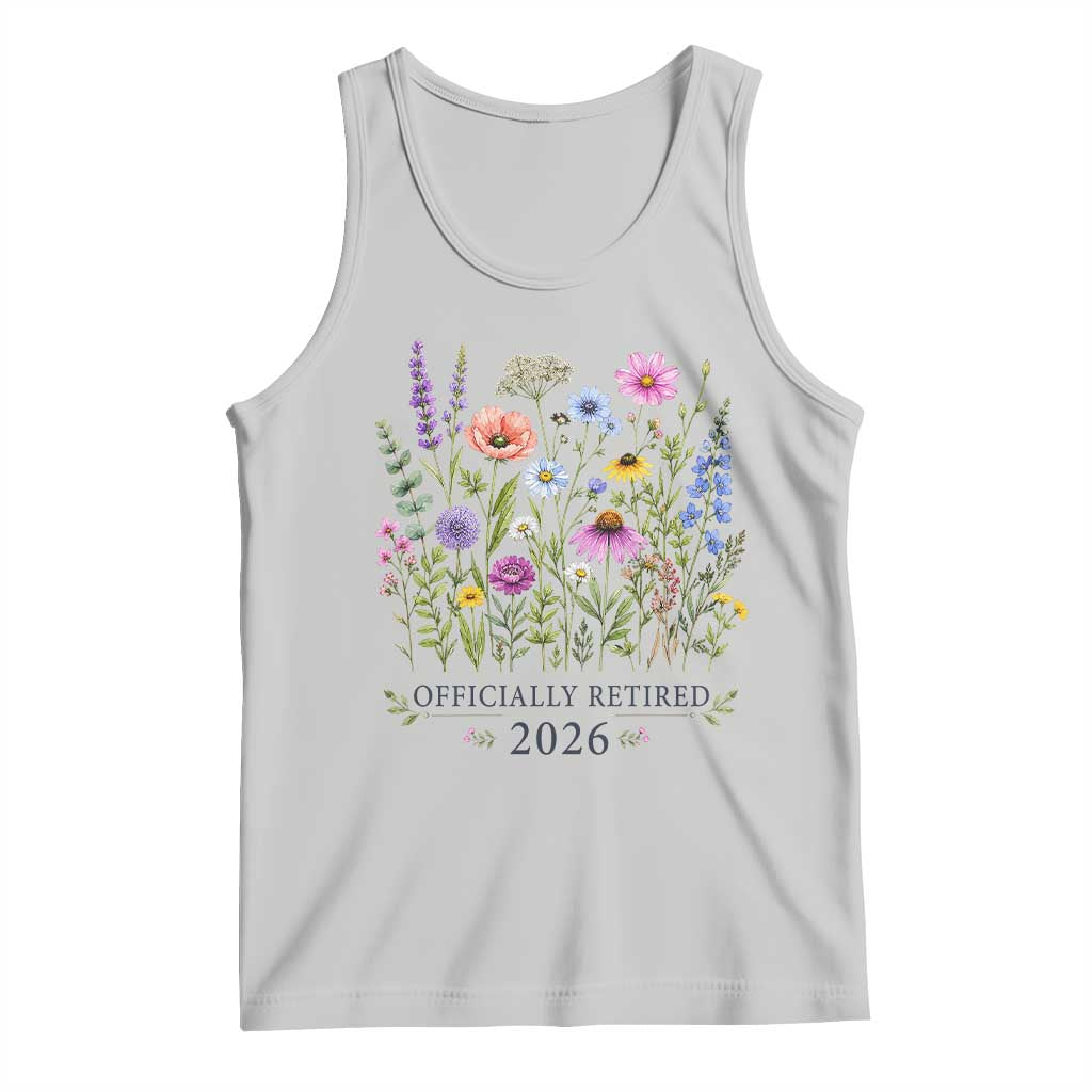 Officially Retired 2026 Wildflowers Botanical Floral Graphic Tank Top