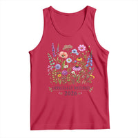 Officially Retired 2026 Wildflowers Botanical Floral Graphic Tank Top