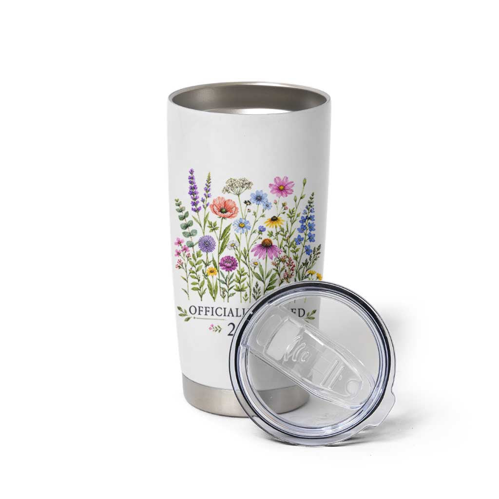 Officially Retired 2026 Wildflowers Botanical Floral Graphic Tumbler Cup