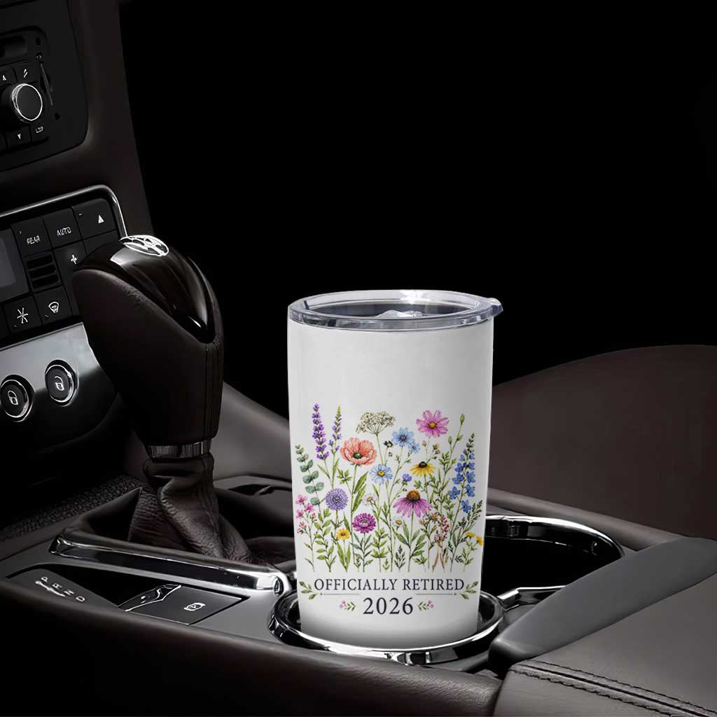 Officially Retired 2026 Wildflowers Botanical Floral Graphic Tumbler Cup