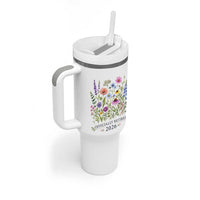 Officially Retired 2026 Wildflowers Botanical Floral Graphic Tumbler With Handle