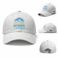 The Legend Has Retired 2026 Baseball Cap Vintage Tropical Beach Sunset Graphic Ocean Vibes