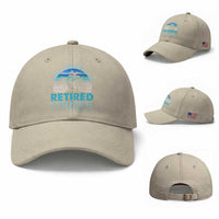 The Legend Has Retired 2026 Baseball Cap Vintage Tropical Beach Sunset Graphic Ocean Vibes