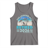 The Legend Has Retired 2026 Tank Top Vintage Tropical Beach Sunset Graphic Ocean Vibes