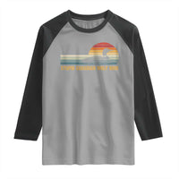 Stupid Canadian Wolf Bird Raglan Shirt Retro LGBT Hockey Fan - Wonder Print Shop