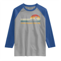 Stupid Canadian Wolf Bird Raglan Shirt Retro LGBT Hockey Fan - Wonder Print Shop