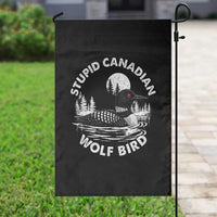 Stupid Canadian Wolf Bird Garden Flag Sarcastic LGBT Hockey Fan - Wonder Print Shop