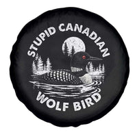 Stupid Canadian Wolf Bird Spare Tire Cover Sarcastic LGBT Hockey Fan - Wonder Print Shop