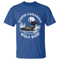 Stupid Canadian Wolf Bird T Shirt Sarcastic LGBT Hockey Fan - Wonder Print Shop