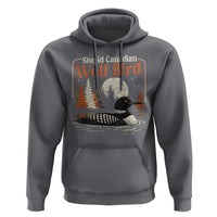Stupid Canadian Wolf Bird Hoodie Retro LGBT Hockey Fan Romance - Wonder Print Shop