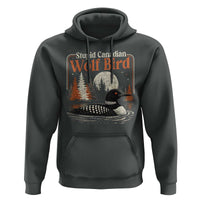 Stupid Canadian Wolf Bird Hoodie Retro LGBT Hockey Fan Romance - Wonder Print Shop
