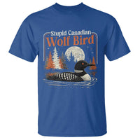 Stupid Canadian Wolf Bird T Shirt Retro LGBT Hockey Fan Romance - Wonder Print Shop