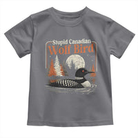 Stupid Canadian Wolf Bird Toddler T Shirt Retro LGBT Hockey Fan Romance - Wonder Print Shop
