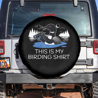 Funny Birding Spare Tire Cover Loon Bird Watching - Wonder Print Shop