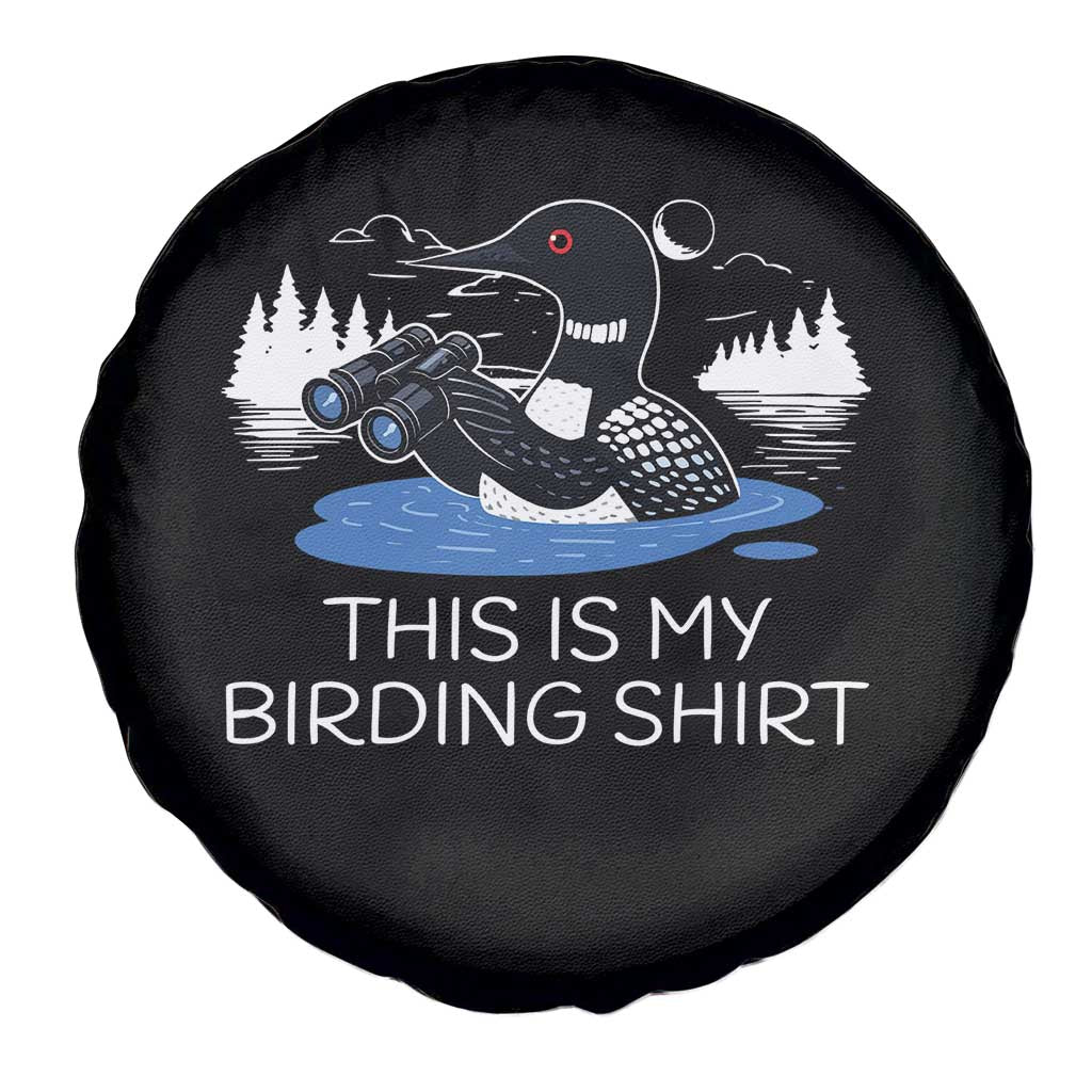 Funny Birding Spare Tire Cover Loon Bird Watching - Wonder Print Shop