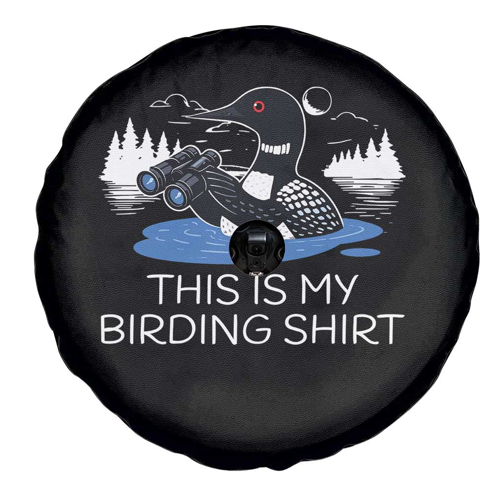 Funny Birding Spare Tire Cover Loon Bird Watching - Wonder Print Shop