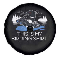 Funny Birding Spare Tire Cover Loon Bird Watching - Wonder Print Shop