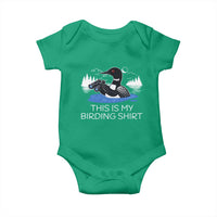 Funny Birding Baby Onesie Loon Bird Watching - Wonder Print Shop