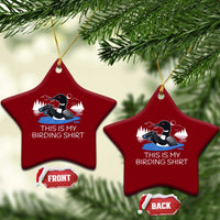 Funny Birding Ceramic Ornament Loon Bird Watching - Wonder Print Shop