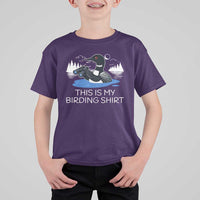 Funny Birding T Shirt For Kid Loon Bird Watching - Wonder Print Shop