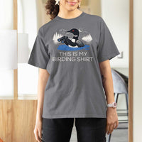 Funny Birding T Shirt For Women Loon Bird Watching - Wonder Print Shop