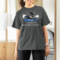 Funny Birding T Shirt For Women Loon Bird Watching - Wonder Print Shop