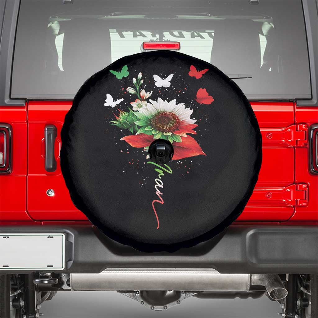 Iran Spare Tire Cover Free Iran Protest Sunflower Flag