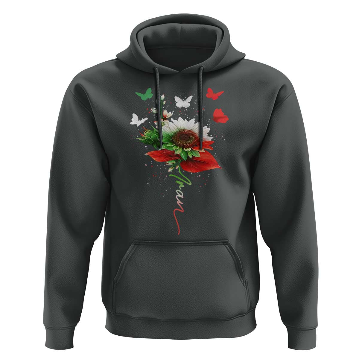 Iran Hoodie Free Iran Protest Sunflower Flag
