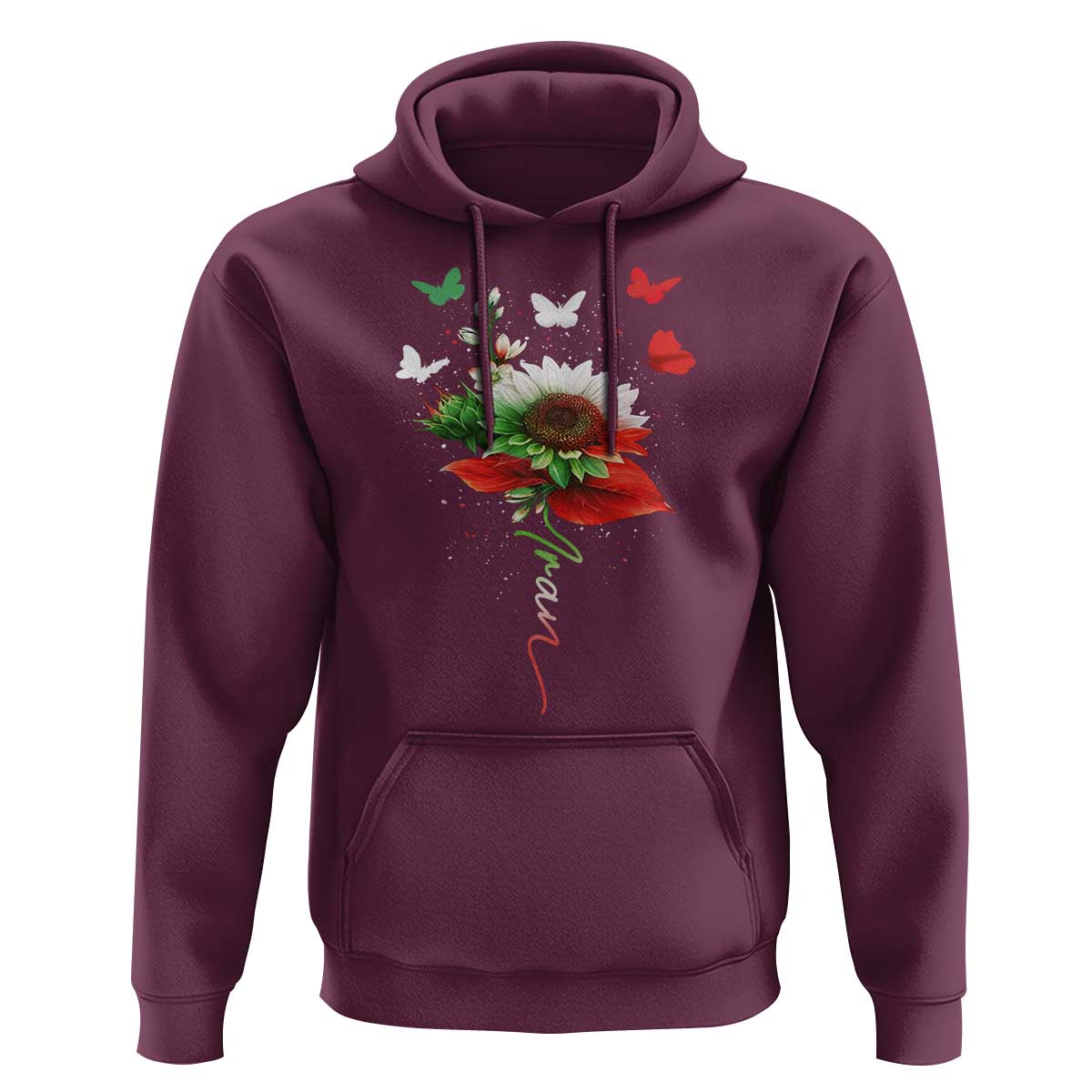Iran Hoodie Free Iran Protest Sunflower Flag