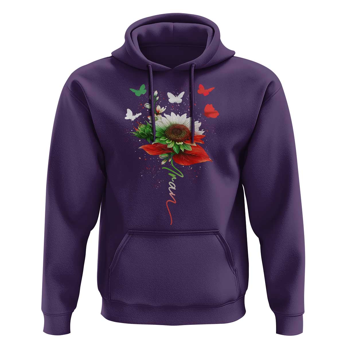 Iran Hoodie Free Iran Protest Sunflower Flag