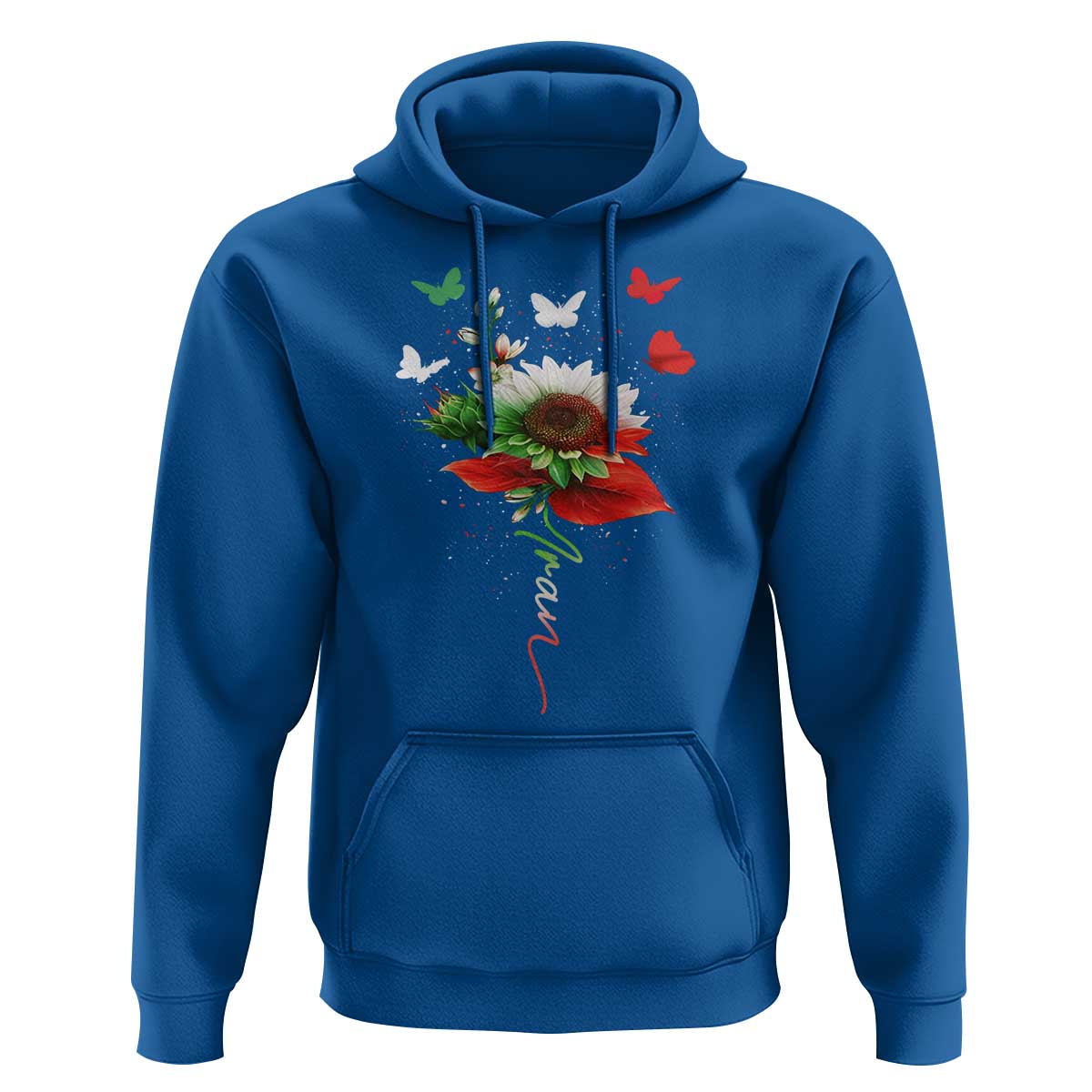 Iran Hoodie Free Iran Protest Sunflower Flag