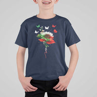 Iran T Shirt For Kid Free Iran Protest Sunflower Flag