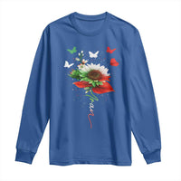 Iran Long Sleeve Shirt Free Iran Protest Sunflower Flag