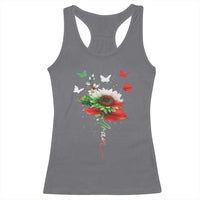 Iran Racerback Tank Top Free Iran Protest Sunflower Flag