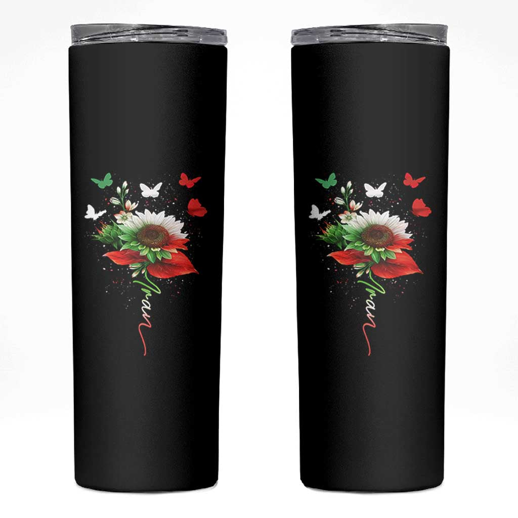 Iran Skinny Tumbler Free Iran Protest Sunflower Flag