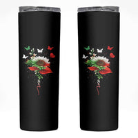 Iran Skinny Tumbler Free Iran Protest Sunflower Flag