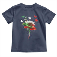 Iran Toddler T Shirt Free Iran Protest Sunflower Flag