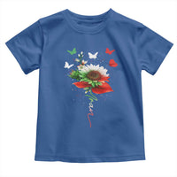 Iran Toddler T Shirt Free Iran Protest Sunflower Flag