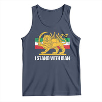I Stand With Iran Tank Top Shir o Khorshid Lion And Sun Iran Persia