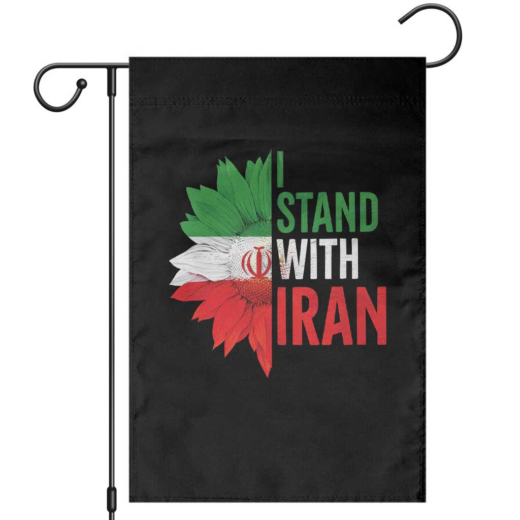 Sunflower Iran Flag Garden Flag Persian Freedom I Stand With Iran