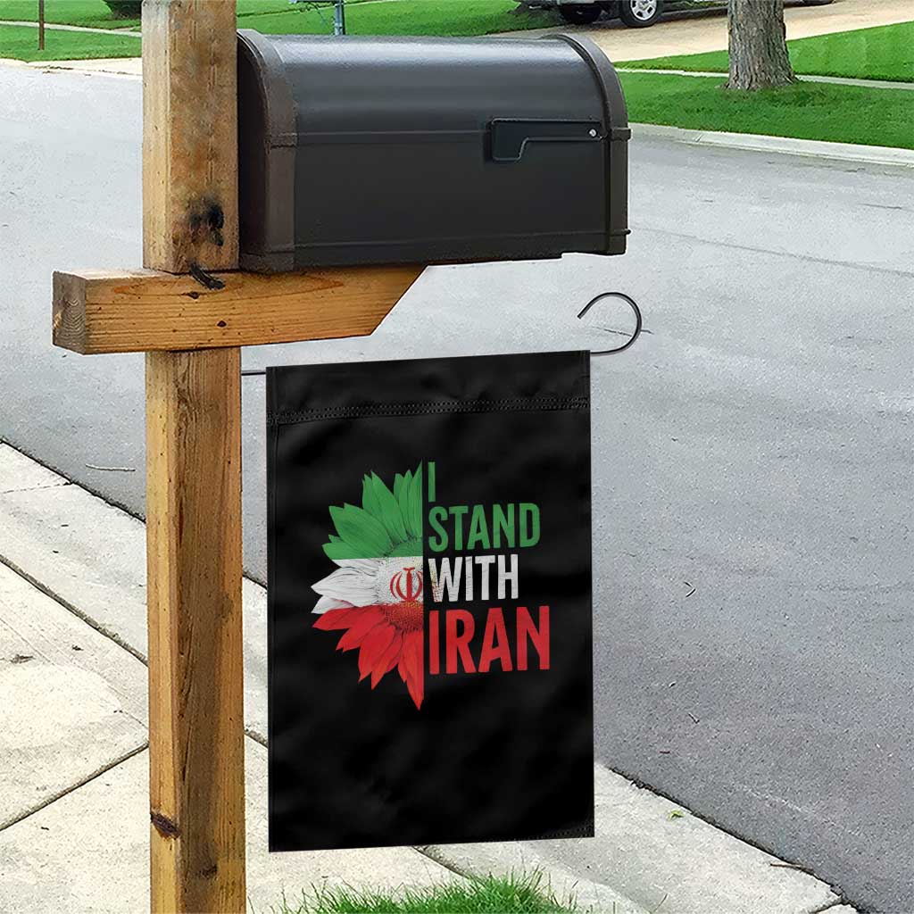 Sunflower Iran Flag Garden Flag Persian Freedom I Stand With Iran