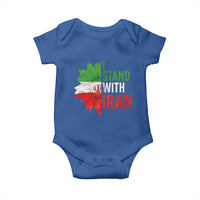 Sunflower Iran Flag Baby Onesie Persian Freedom I Stand With Iran