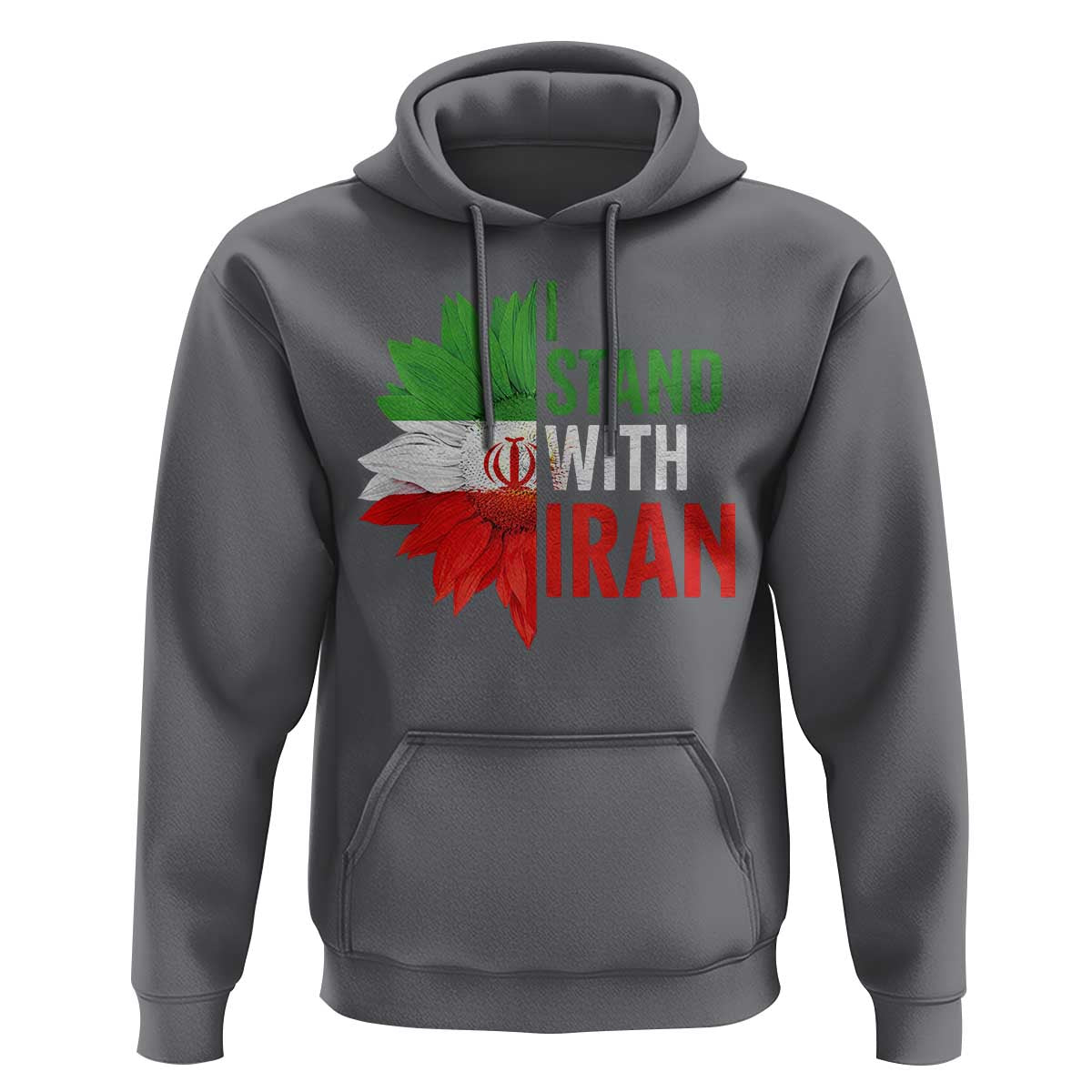 Sunflower Iran Flag Hoodie Persian Freedom I Stand With Iran