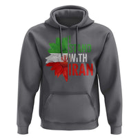 Sunflower Iran Flag Hoodie Persian Freedom I Stand With Iran