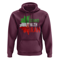 Sunflower Iran Flag Hoodie Persian Freedom I Stand With Iran