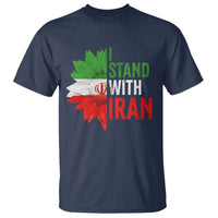 Sunflower Iran Flag T Shirt Persian Freedom I Stand With Iran