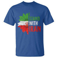 Sunflower Iran Flag T Shirt Persian Freedom I Stand With Iran