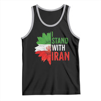 Sunflower Iran Flag Tank Top Persian Freedom I Stand With Iran
