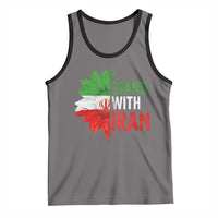 Sunflower Iran Flag Tank Top Persian Freedom I Stand With Iran