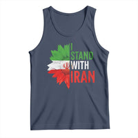 Sunflower Iran Flag Tank Top Persian Freedom I Stand With Iran